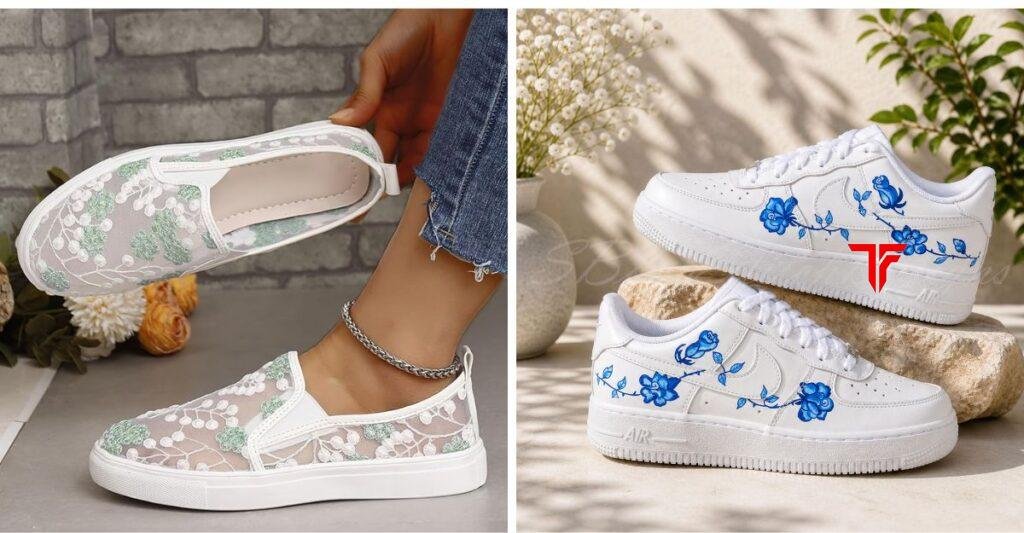 shop floral sneakers nearby